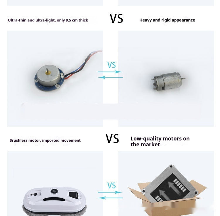 Automatic Window Cleaning Robot – Smart Glass Cleaner with Remote Control