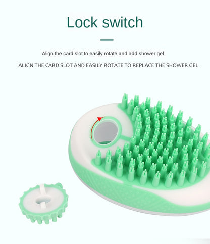 2-in-1 Pet Bath Brush & Massage Comb