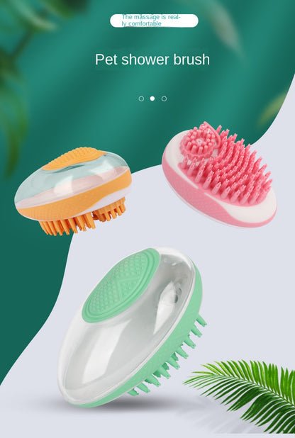 2-in-1 Pet Bath Brush & Massage Comb