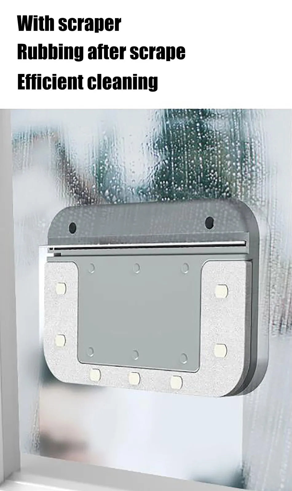Magnetic Double-Sided Window Cleaner