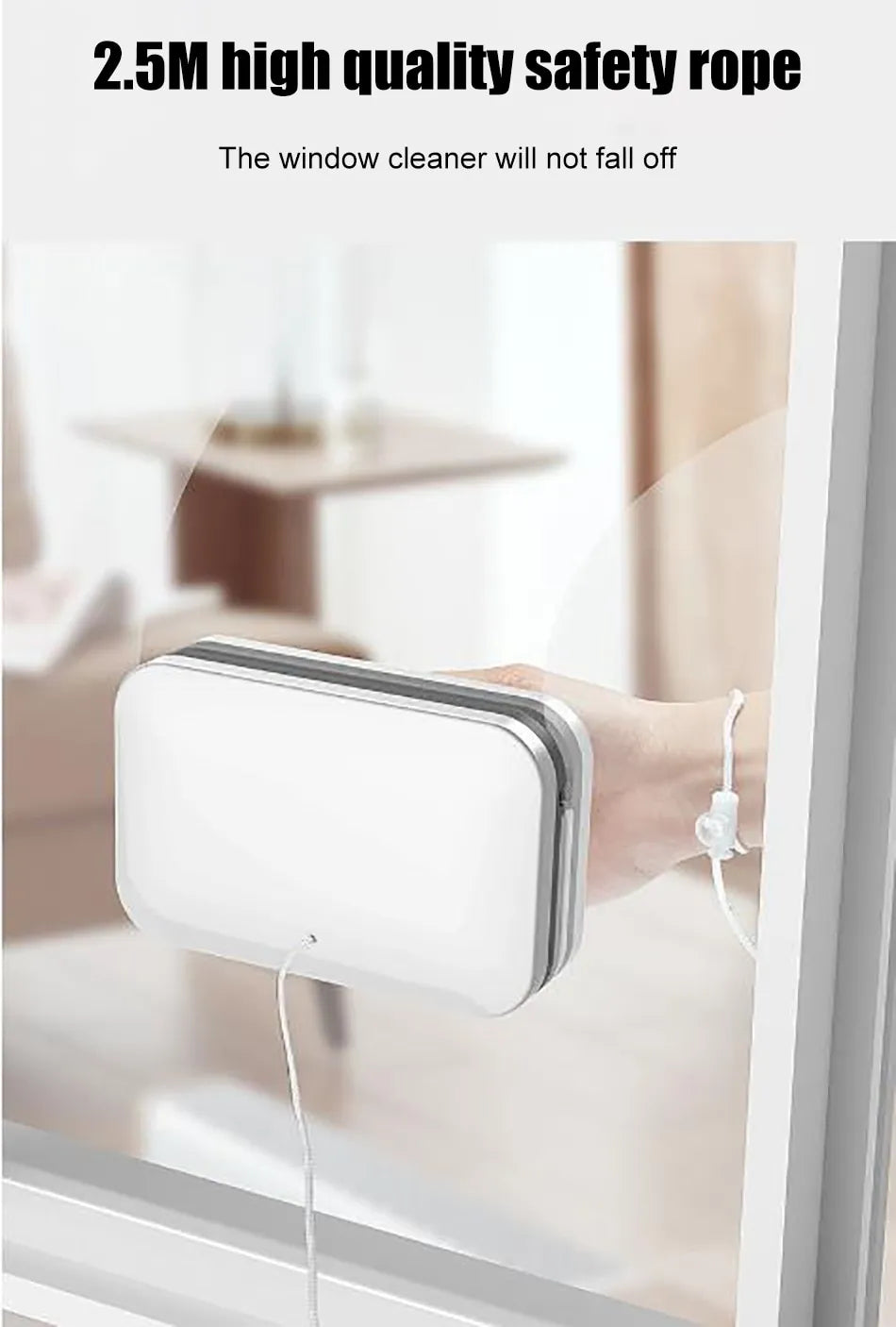Magnetic Double-Sided Window Cleaner