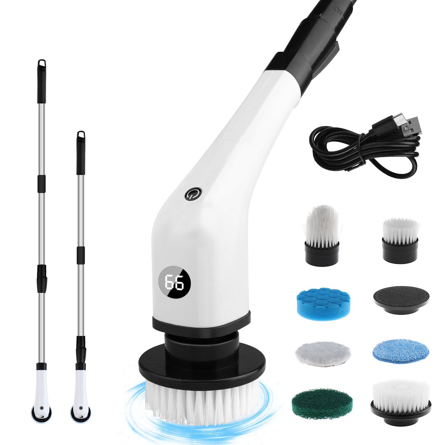 7-in-1 Electric Cleaning Brush – Multi-Purpose Power Scrubber