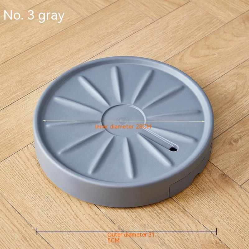 Rolling Plant Pot Tray – Mobile Flowerpot Stand with Wheels