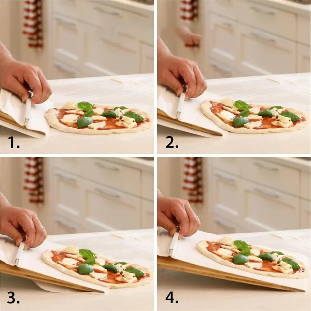 Sliding Pizza Peel Board – Non-Stick Pizza Transfer Shovel