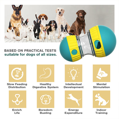 Interactive Treat Dispensing Dog Toy – Slow Feeder Puzzle Ball