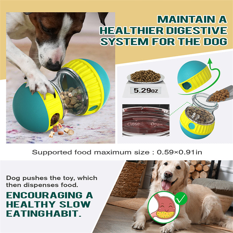 Interactive Treat Dispensing Dog Toy – Slow Feeder Puzzle Ball