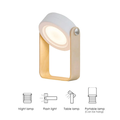 Foldable Touch LED Night Light – USB Rechargeable Portable