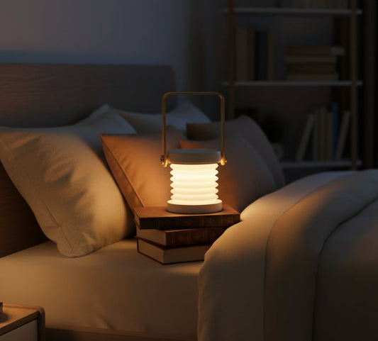 Foldable Touch LED Night Light – USB Rechargeable Portable