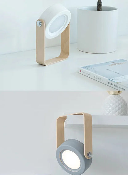 Foldable Touch LED Night Light – USB Rechargeable Portable