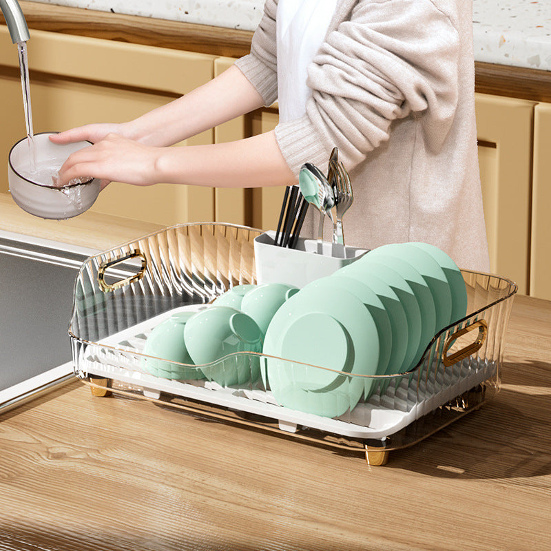 Multifunctional Kitchen Dish Drying Rack – Space Saving Drain Organizer