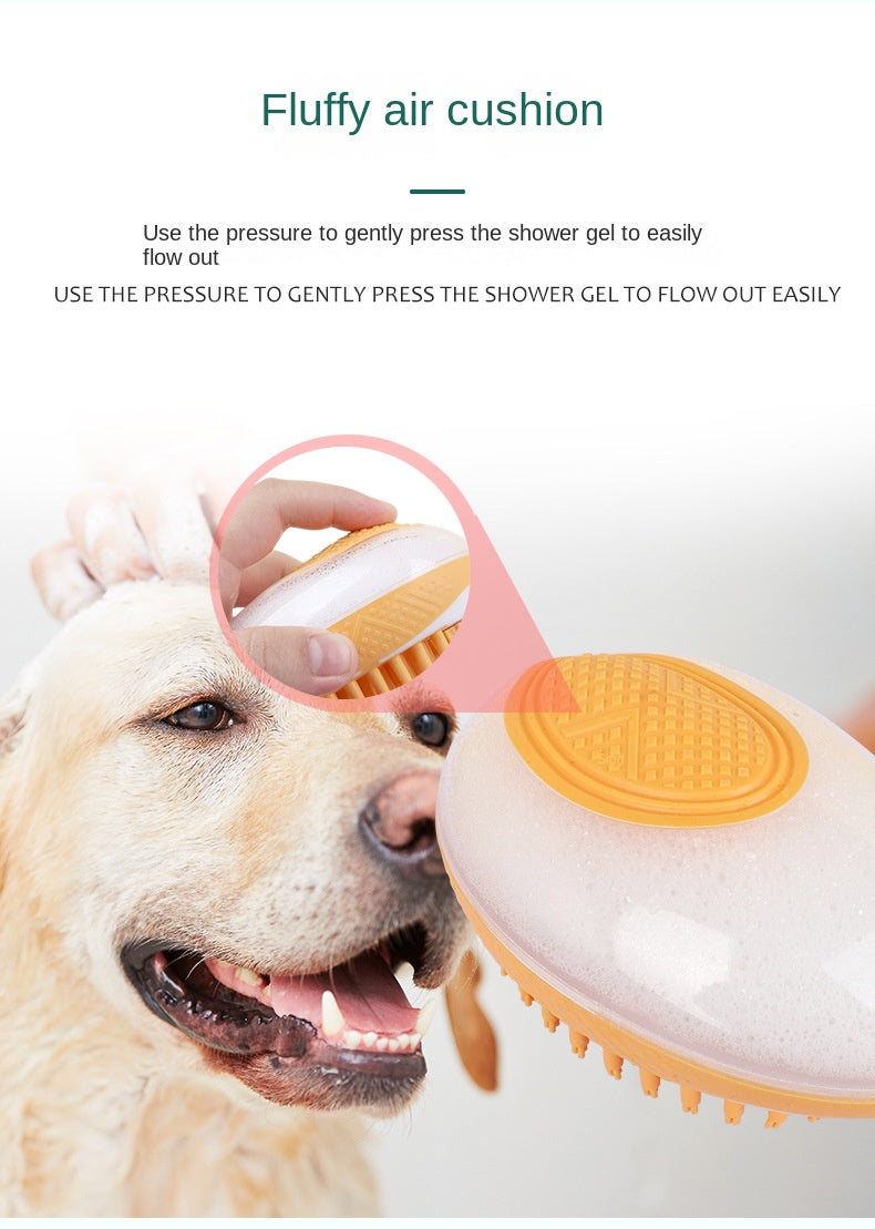 2-in-1 Pet Bath Brush & Massage Comb