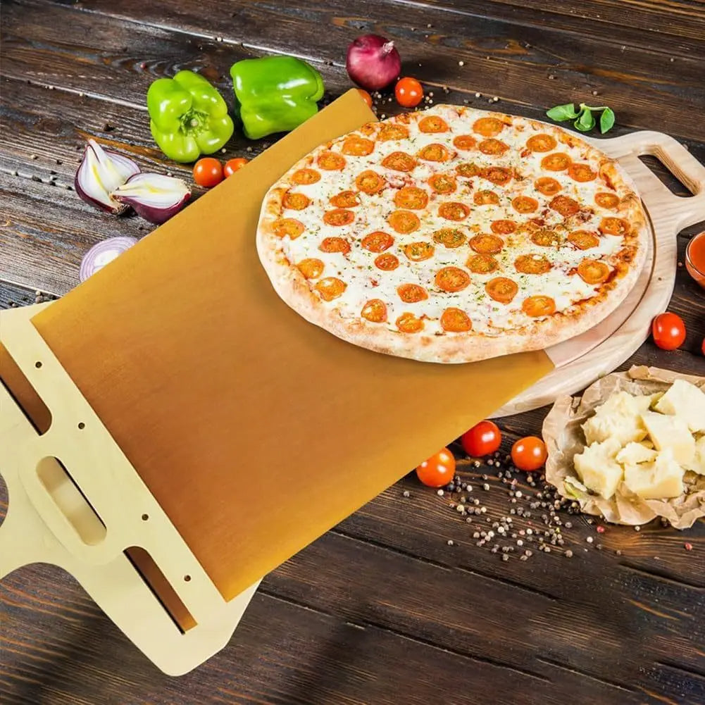 Sliding Pizza Peel Board – Non-Stick Pizza Transfer Shovel