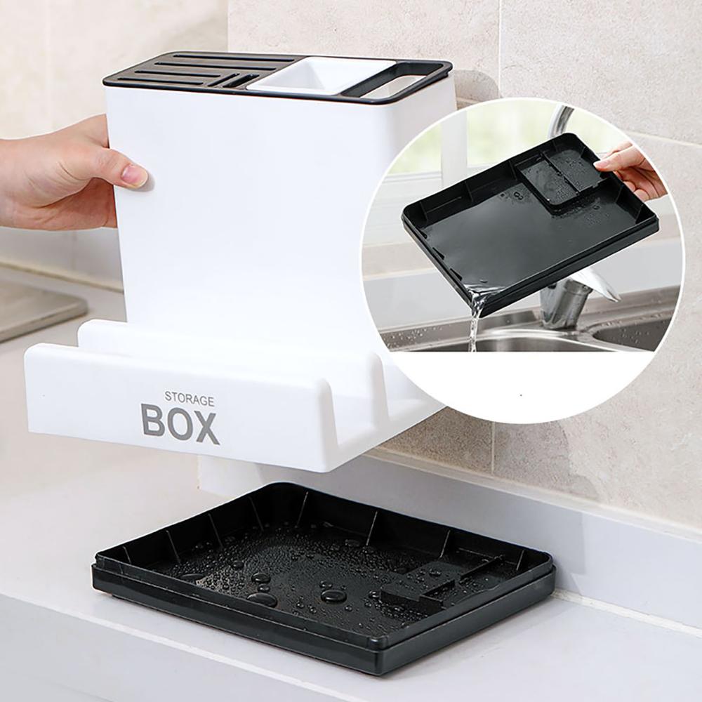 Kitchen Knife & Utensil Storage Holder – Space Saving Organizer
