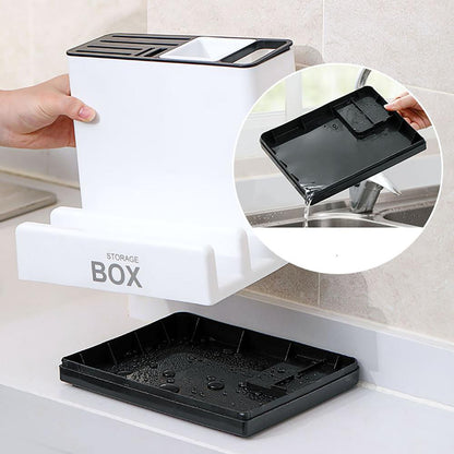 Kitchen Knife & Utensil Storage Holder – Space Saving Organizer