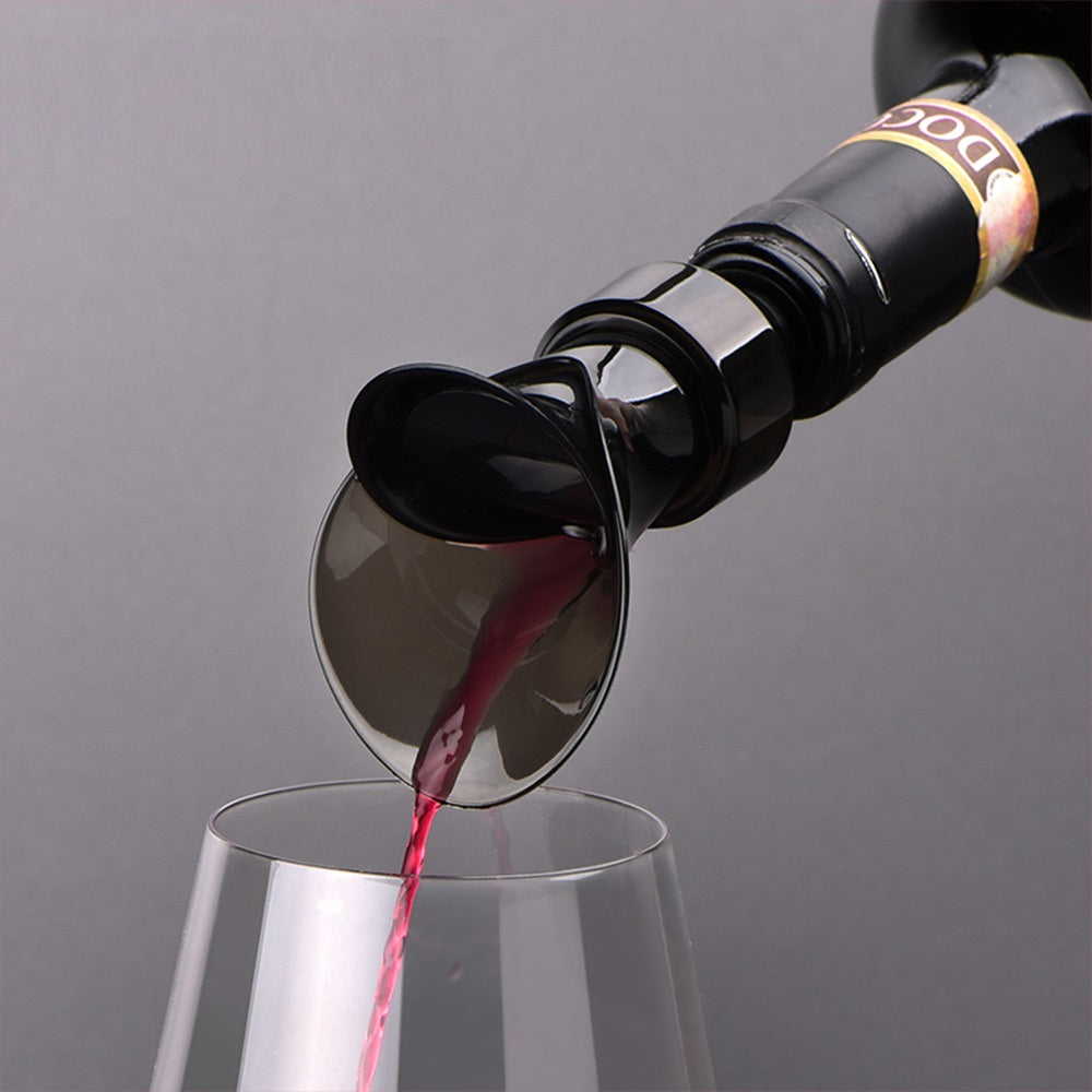 2-in-1 Wine Pourer & Fresh Keeping Stopper – Petal Design
