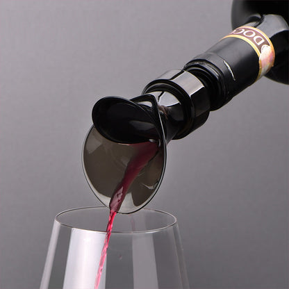 2-in-1 Wine Pourer & Fresh Keeping Stopper – Petal Design
