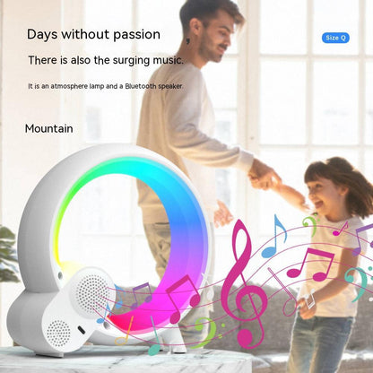 Creative Q Smart Sunrise Alarm Clock with Bluetooth Speaker & Ambient Light