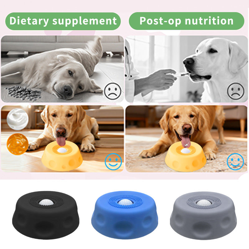 Slow Feed Dog Lick Bowl – Anti-Slip Feeding & Treat Bowl