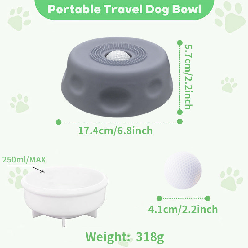 Slow Feed Dog Lick Bowl – Anti-Slip Feeding & Treat Bowl