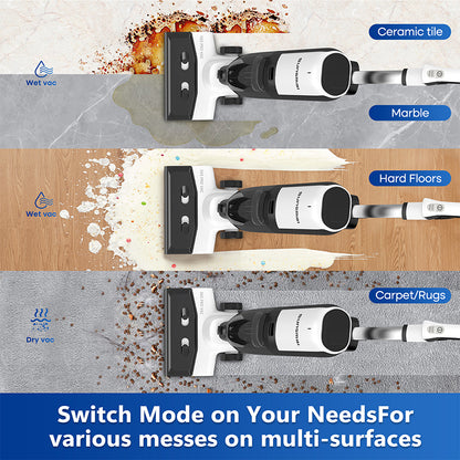 4-in-1 Steam Vacuum Mop – Wet, Dry, Vacuum & Self-Cleaning Floor Cleaner