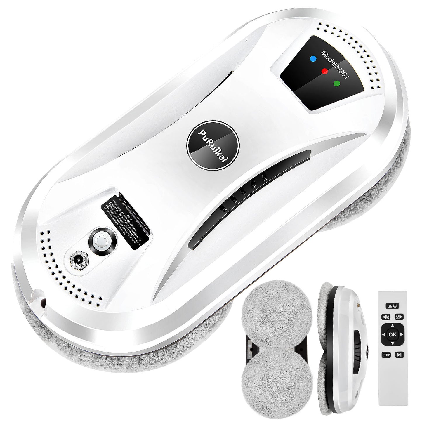 Automatic Window Cleaning Robot – Smart Glass Cleaner with Remote Control
