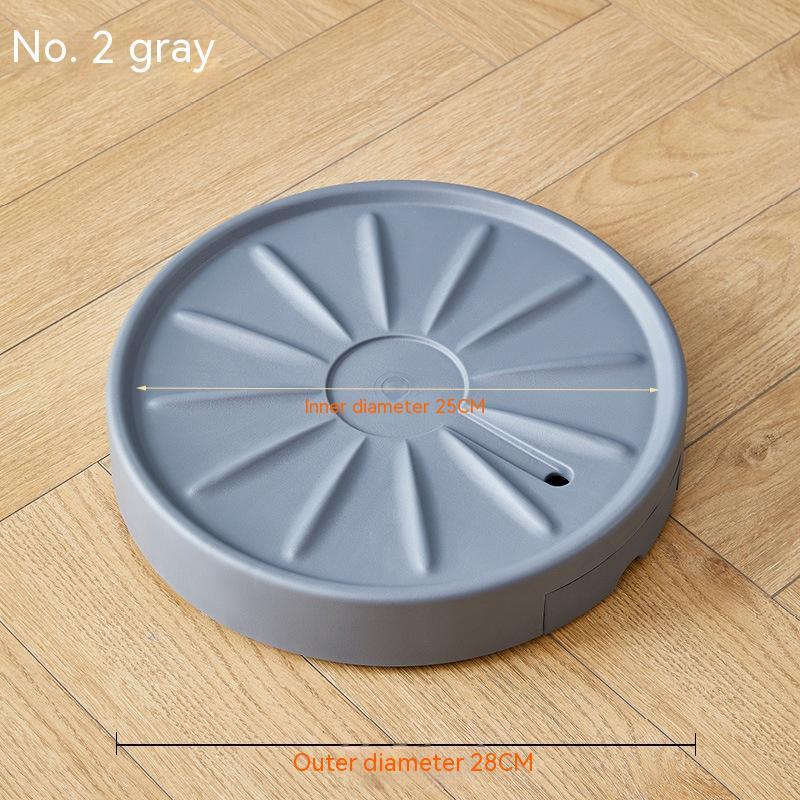 Rolling Plant Pot Tray – Mobile Flowerpot Stand with Wheels