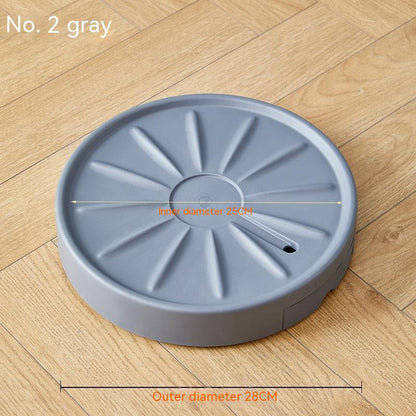 Rolling Plant Pot Tray – Mobile Flowerpot Stand with Wheels
