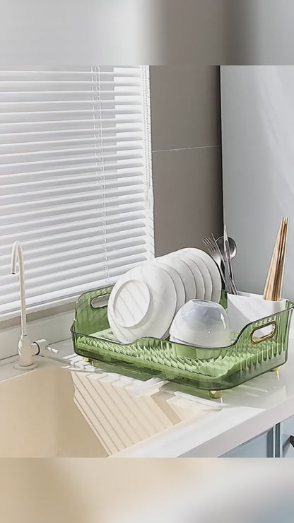 Multifunctional Kitchen Dish Drying Rack – Space Saving Drain Organizer